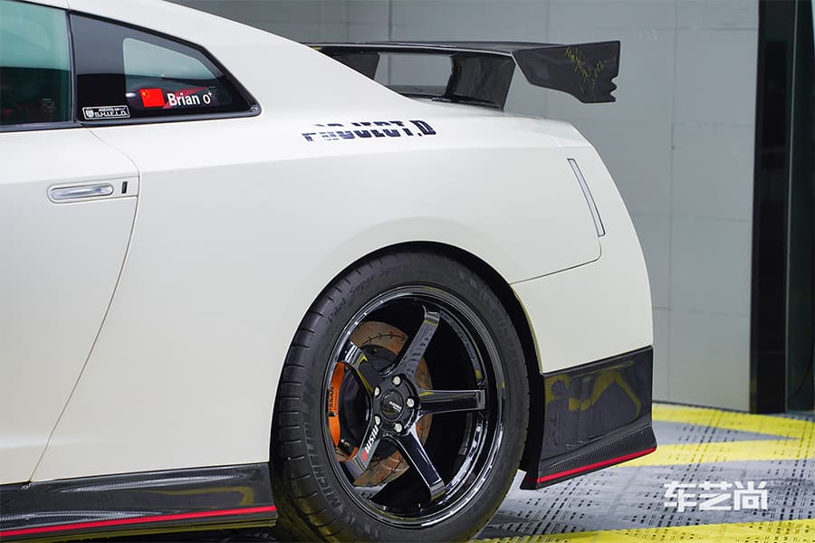 GTR 白色施工威固漆面保护膜过程及效果展示（图十六）