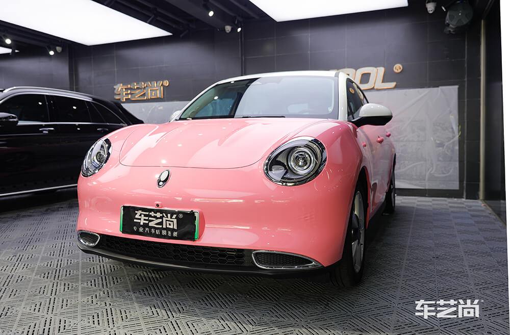 欧拉好猫施工AX改色膜施工效果展示（一）