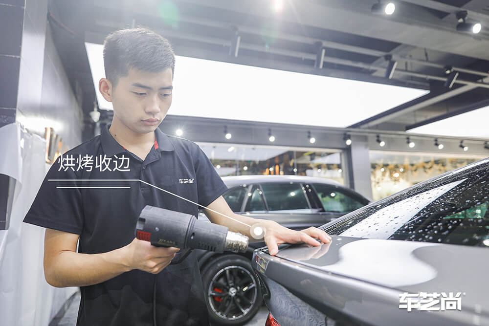 宝马6系GT施工威固漆面保护膜过程展示（图十二）