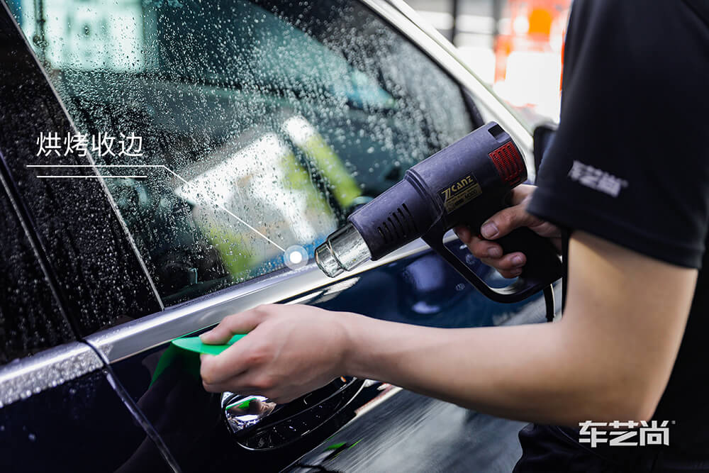 奔驰GLC300L施工威固漆面保护膜过程展示（三）