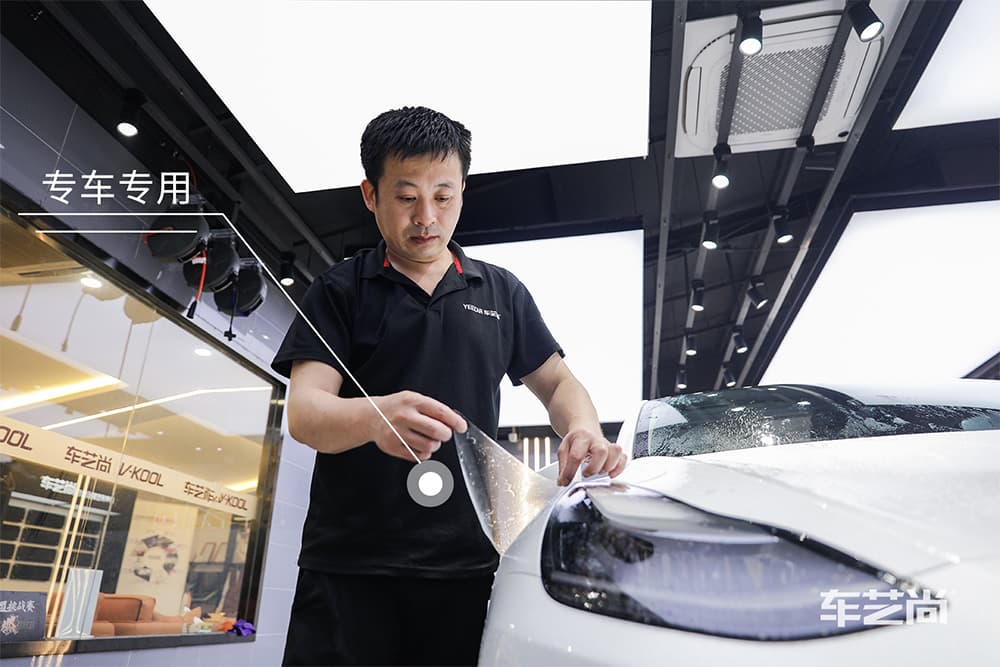特斯拉ModelY白色施工威固漆面保护膜过程及效果展示（图十一）