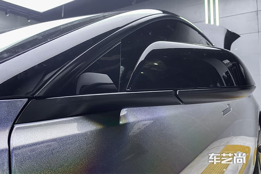 特斯拉 Model 3  施工AX-3D炫彩色改色膜过程及效果展示（图九）