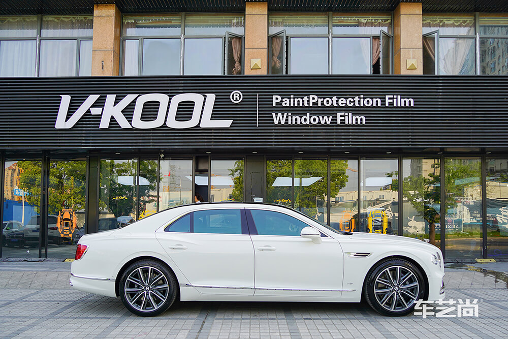 宾利飞驰施工威固漆面保护膜过程及效果展示（三七）