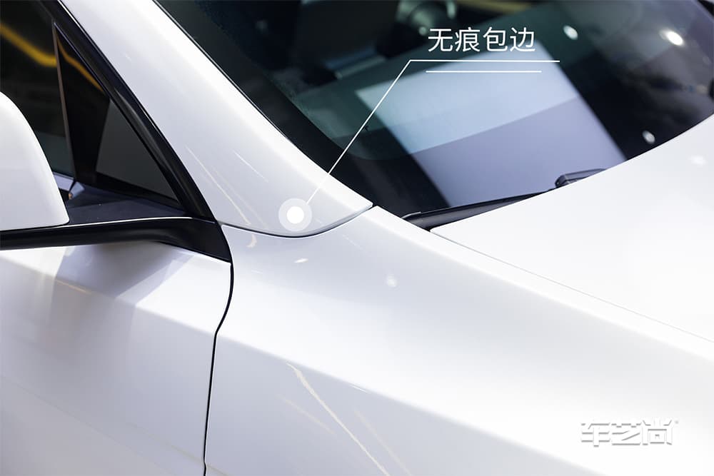 特斯拉ModelY白色施工威固漆面保护膜过程及效果展示（图二四）
