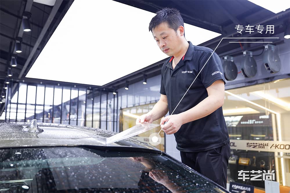 宝马X6施工威固漆面保护膜过程及效果展示（图五）