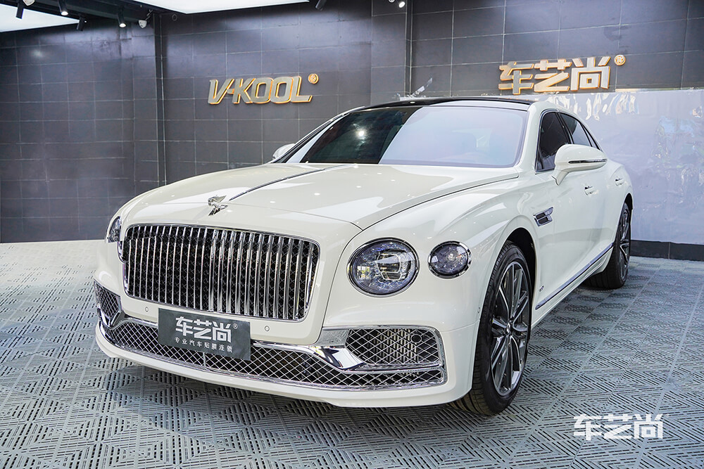 宾利飞驰施工威固漆面保护膜过程及效果展示（二一）