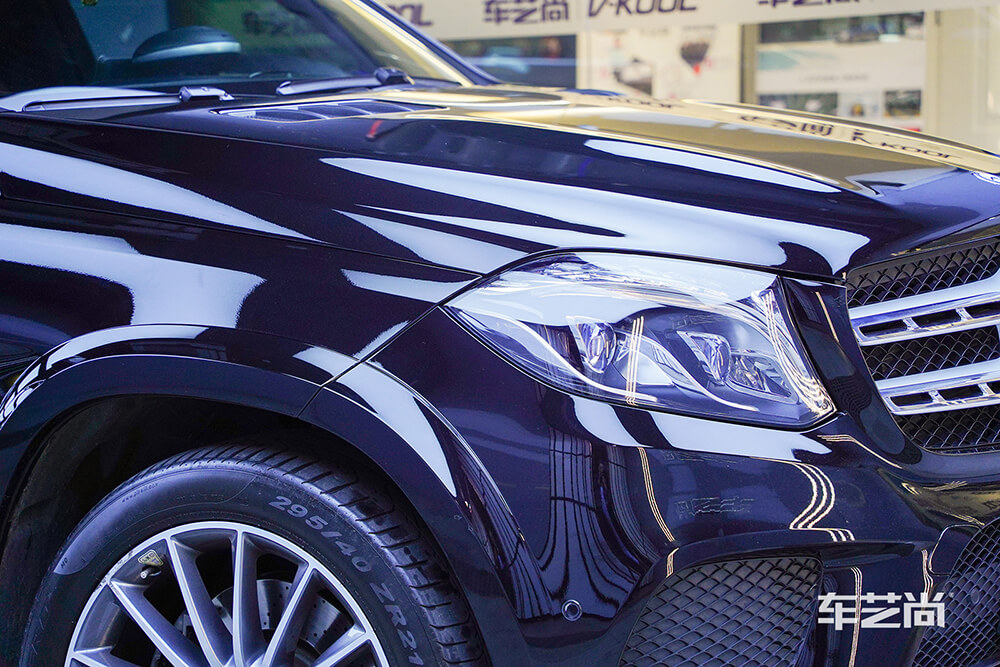 奔驰GLS装贴威固漆面保护膜效果展示（图一）