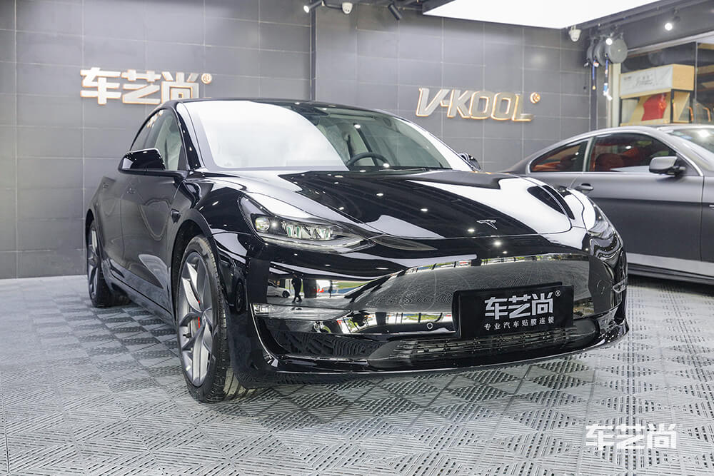 特斯拉Model 3施工威固漆面保护膜效果展示（五）