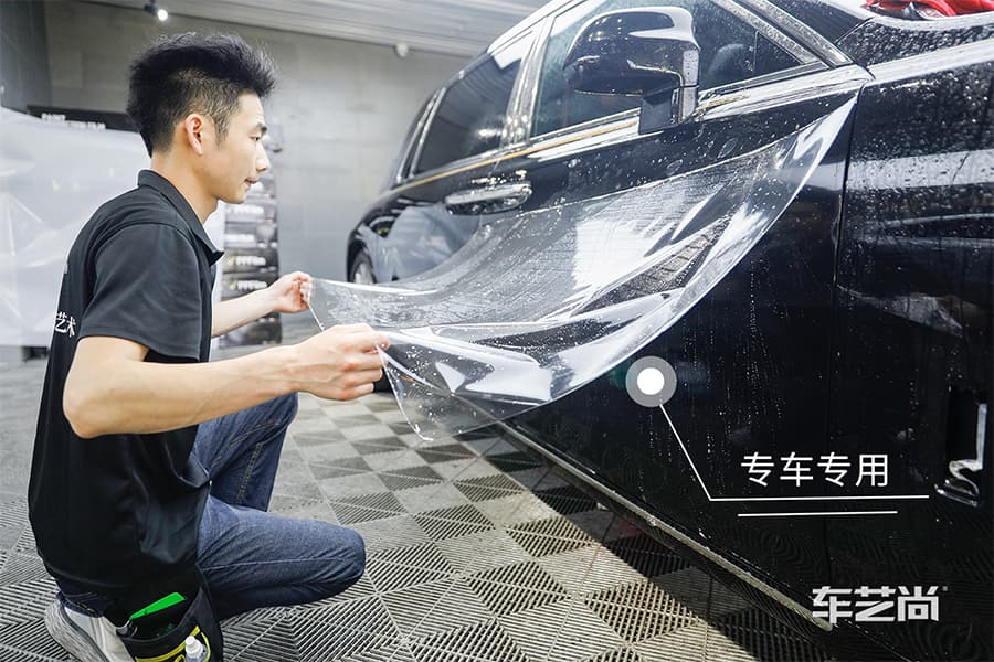 劳斯莱斯幻影施工威固漆面保护膜过程及效果展示（图五）