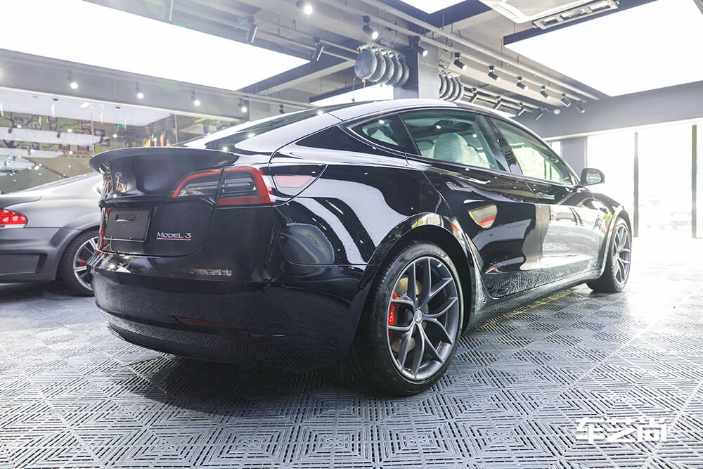 特斯拉Model 3施工威固漆面保护膜效果展示（六）