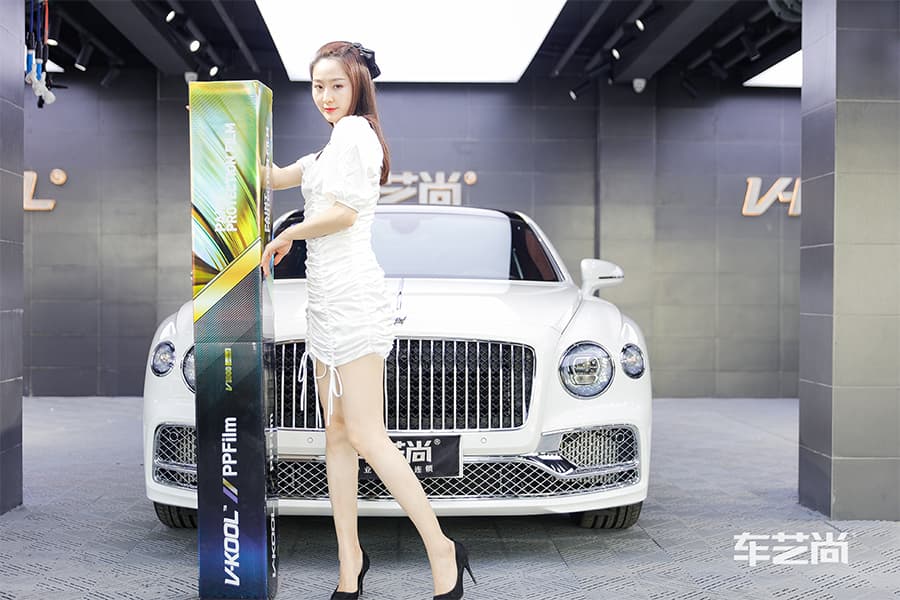 宾利飞驰施工威固漆面保护膜过程及效果展示（四四）