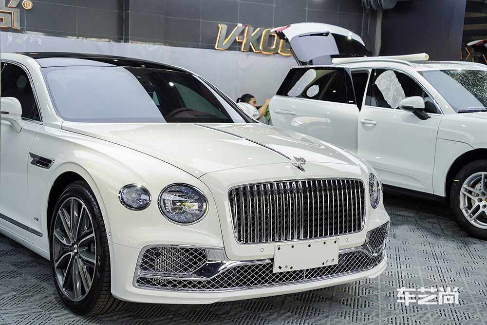 宾利飞驰施工威固漆面保护膜过程及效果展示（二五）