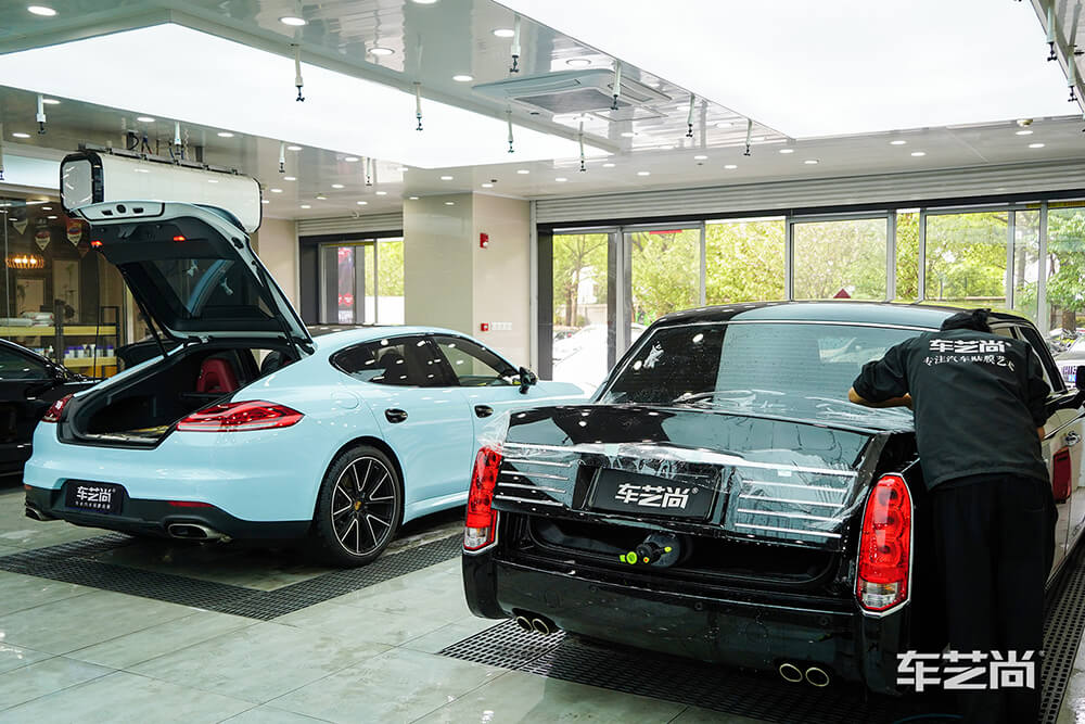 保时捷帕拉梅拉施工威固漆面保护膜效果展示（图二）