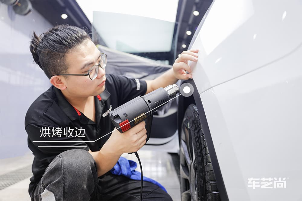 特斯拉ModelY白色施工威固漆面保护膜过程及效果展示（图二十）