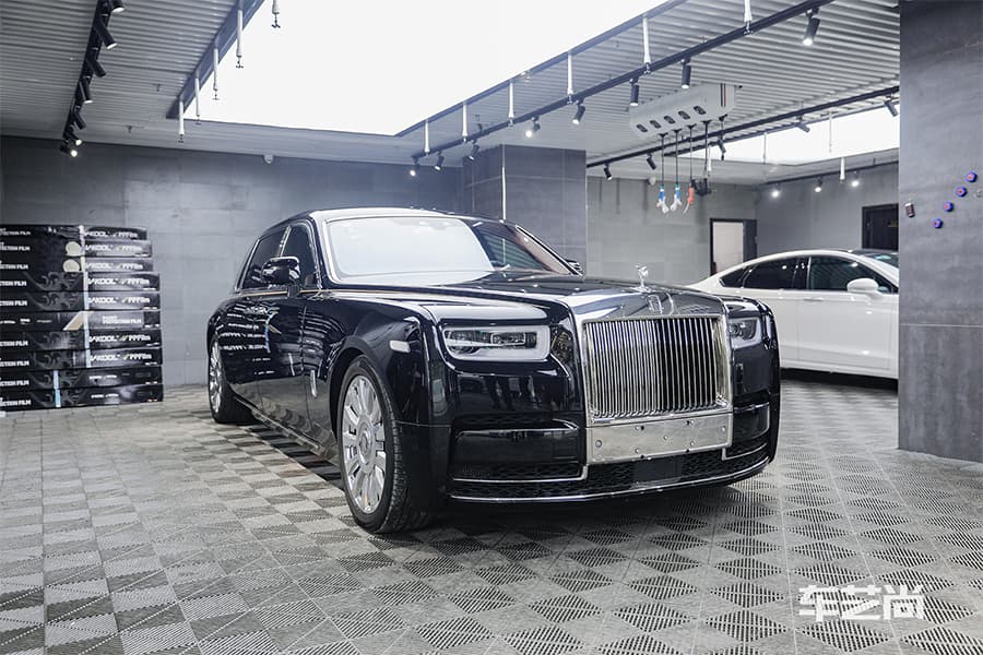 劳斯莱斯幻影施工威固漆面保护膜过程及效果展示（图十六）