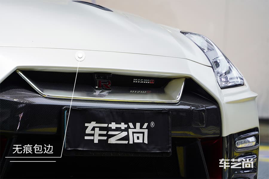 GTR 白色施工威固漆面保护膜过程及效果展示（图八）