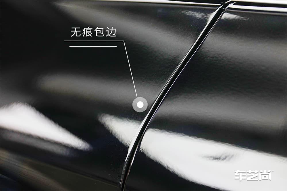 奔驰E300L黑色施工ROLIPS隐形车衣流程及效果展示（图二九）