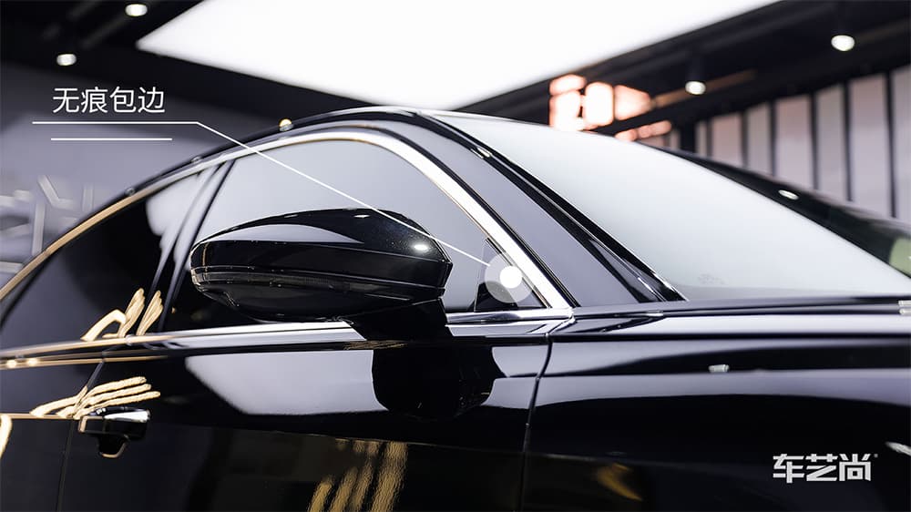 奥迪A8 黑色施工威固漆面保护膜流程及效果展示（图二三）