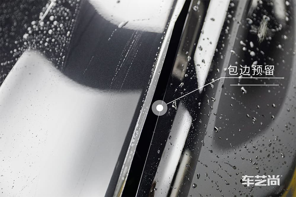 奔驰E300L黑色施工ROLIPS隐形车衣流程及效果展示（图一二）