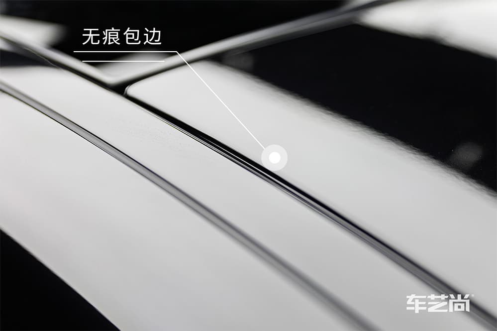 奔驰E300L黑色施工ROLIPS隐形车衣流程及效果展示（图二八）