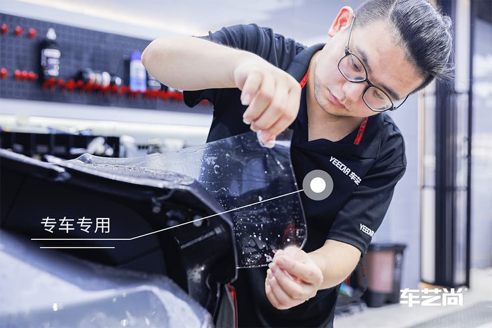 宝马3GT施工威固漆面保护膜过程及效果展示（图三）