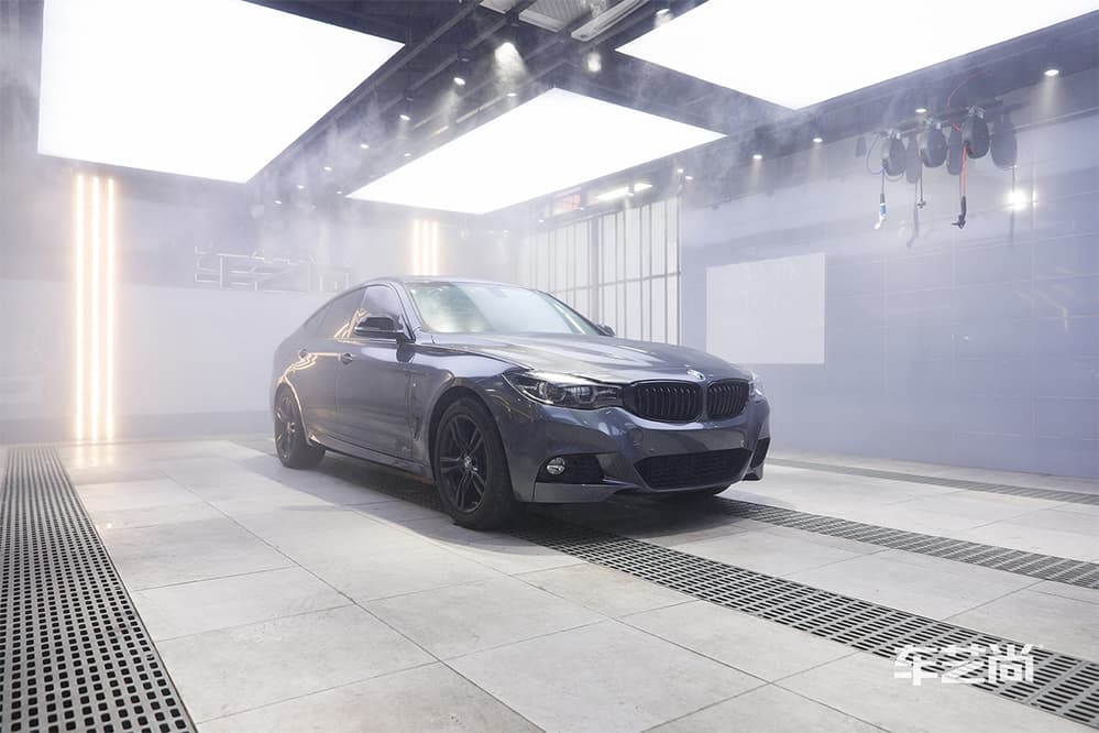 宝马3GT施工威固漆面保护膜过程及效果展示（图二）