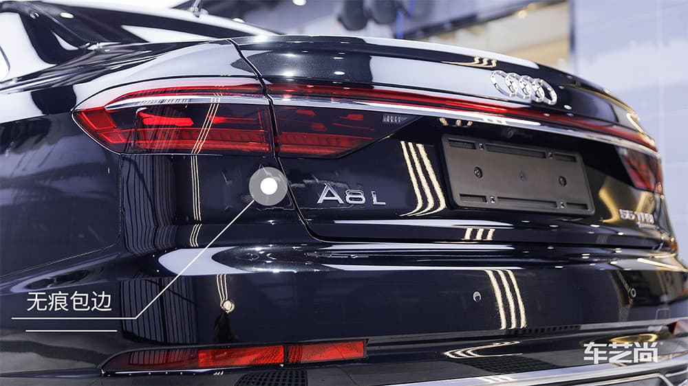 奥迪A8 黑色施工威固漆面保护膜流程及效果展示（图一八）