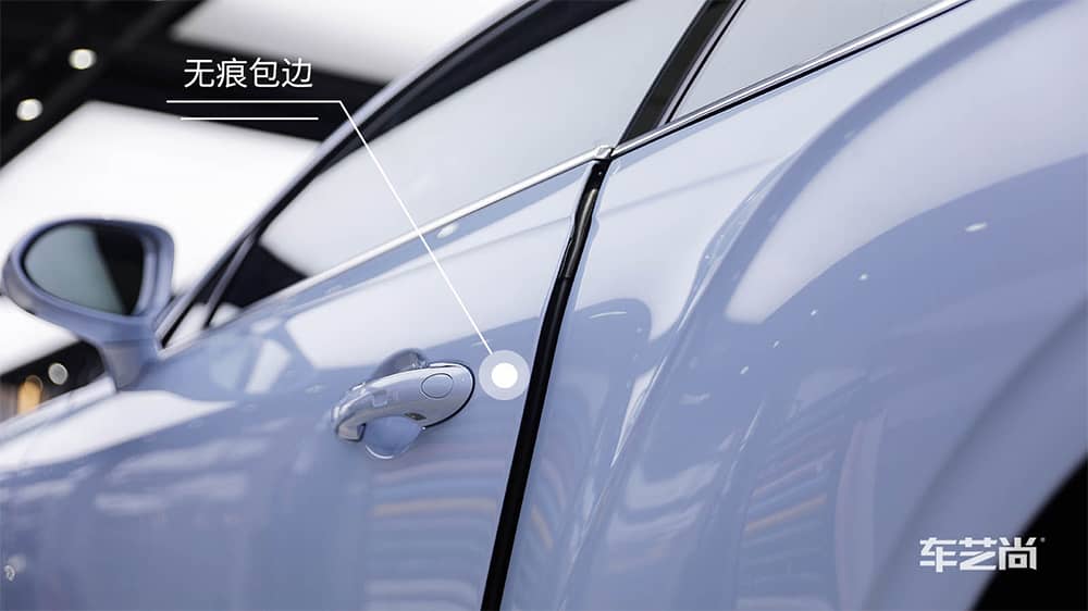 宾利GT蓝色施工威固漆面保护膜流程及效果展示（图二三）