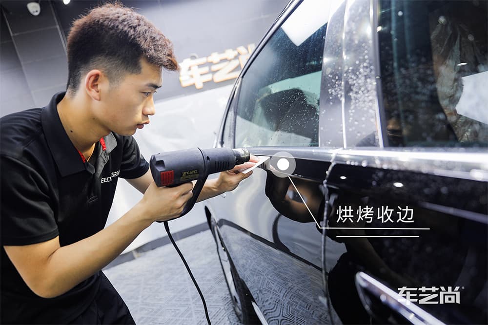 奔驰迈巴赫S480施工威固漆面保护膜过程及效果展示（图一五）