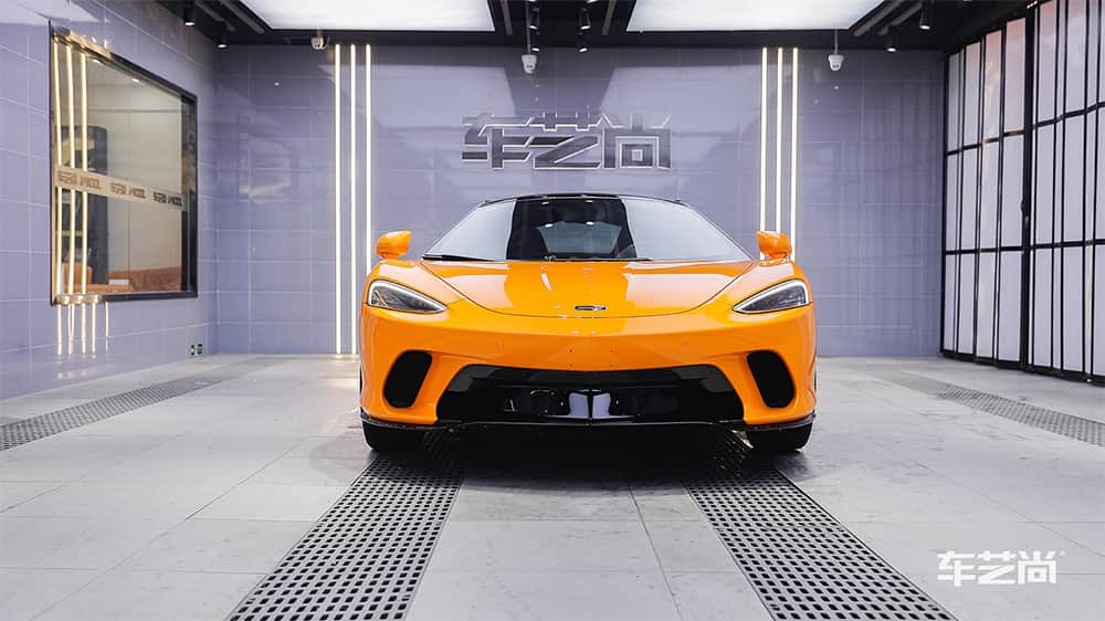 迈凯伦黄色施工威固漆面保护膜流程及效果展示（图三五）