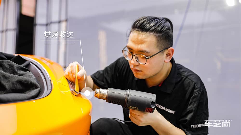 迈凯伦黄色施工威固漆面保护膜流程及效果展示（图二十）