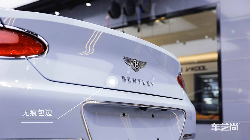 宾利GT蓝色施工威固漆面保护膜流程及效果展示（图二五）