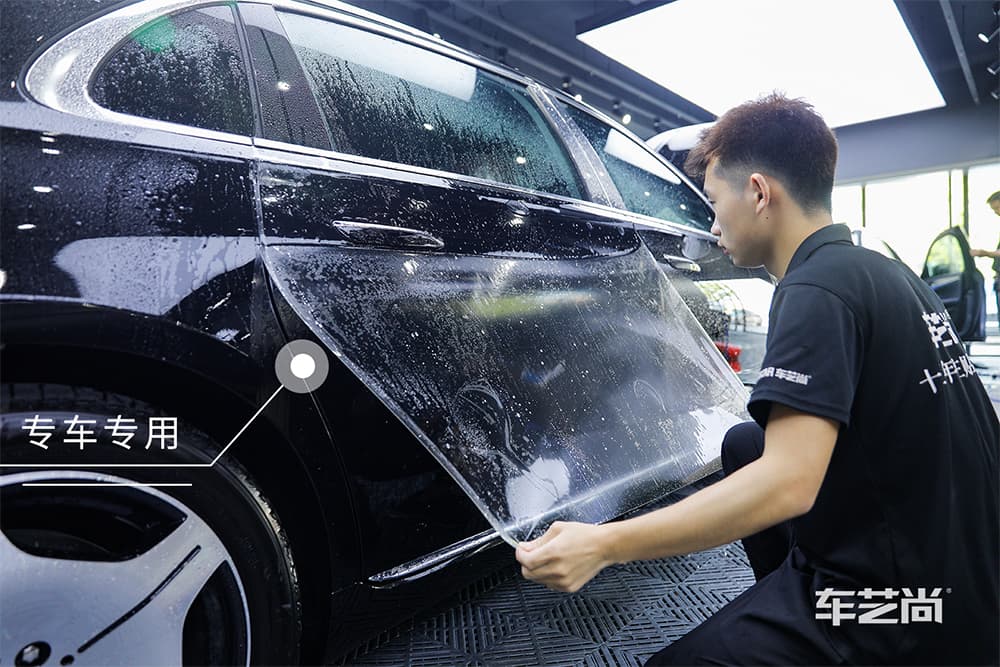 奔驰迈巴赫S480施工威固漆面保护膜过程及效果展示（图十）