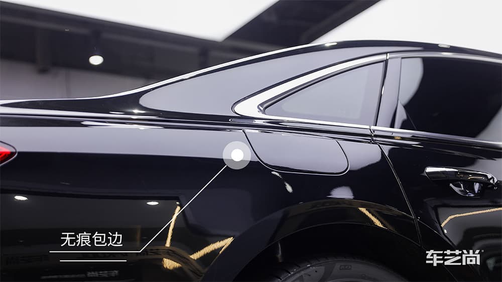 奥迪A8 黑色施工威固漆面保护膜流程及效果展示（图二十）