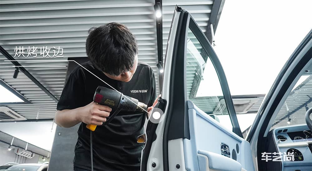 劳斯莱斯幻影白色施工威固漆面保护膜过程及效果展示（图一七）