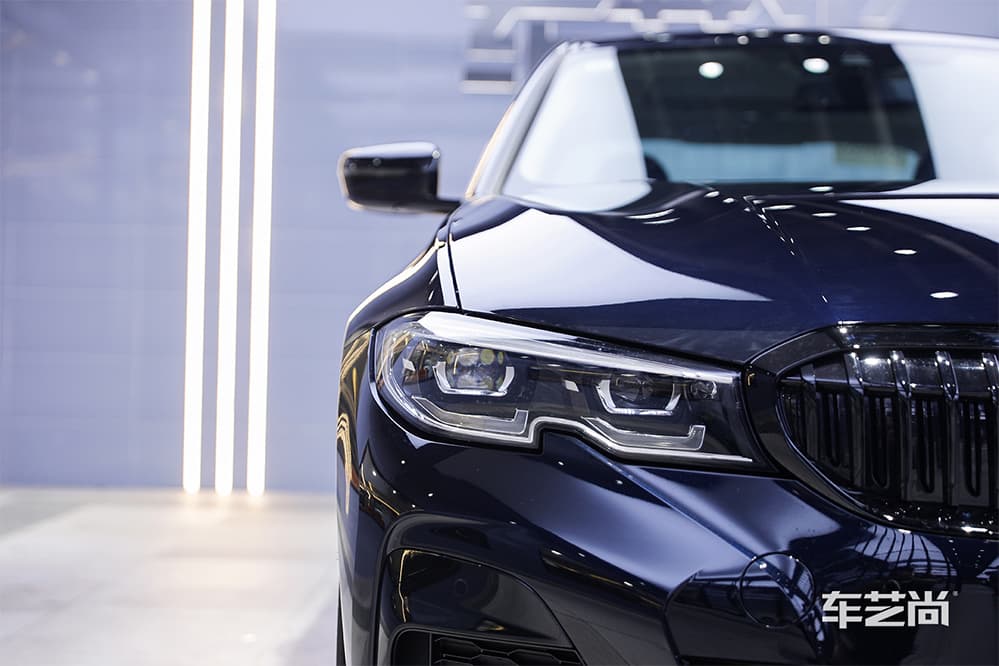 宝马3系蓝色施工威固漆面保护膜过程及效果展示（图十四）