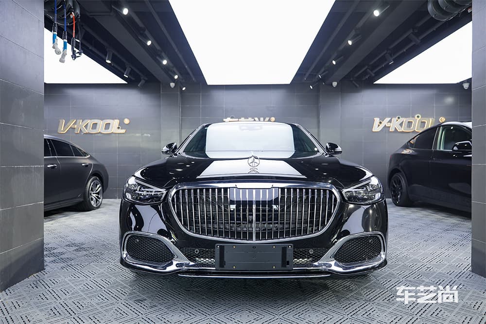 奔驰迈巴赫S480施工威固漆面保护膜过程及效果展示（图三二）