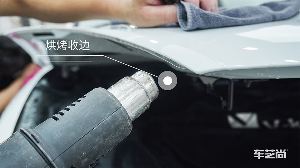 保时捷卡宴白色施工威固漆面保护膜流程及效果展示（图二五）