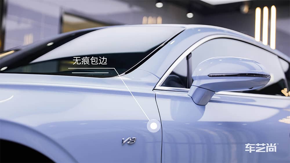宾利GT蓝色施工威固漆面保护膜流程及效果展示（图二二）