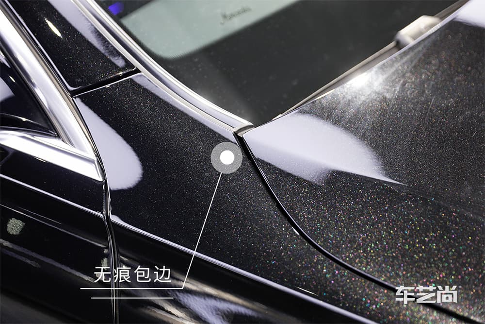 奔驰迈巴赫S480施工威固漆面保护膜过程及效果展示（图一七）