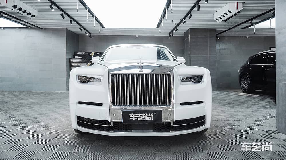 劳斯莱斯幻影白色施工威固漆面保护膜过程及效果展示（图二六）