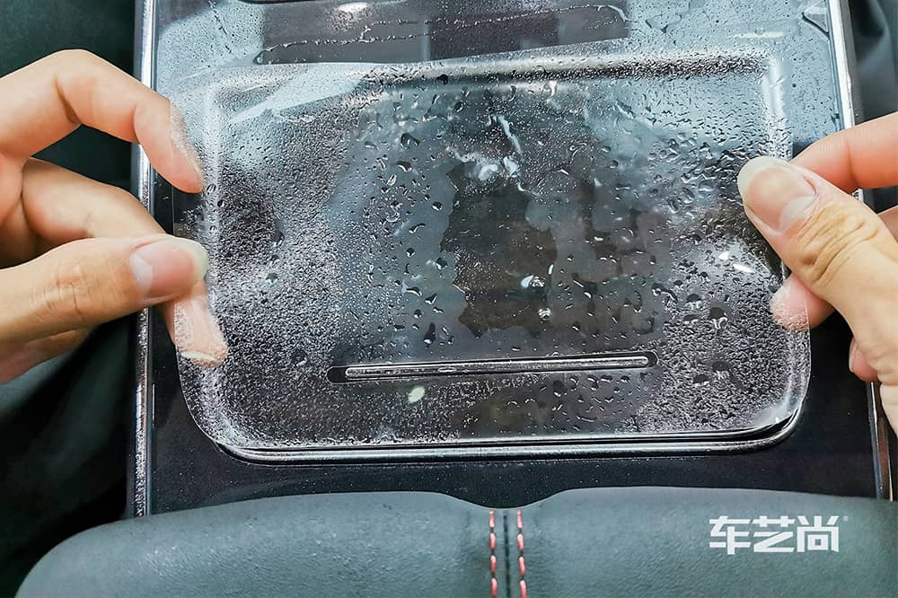 宾利飞驰蓝色施工威固漆面保护膜流程及效果展示（图一四）