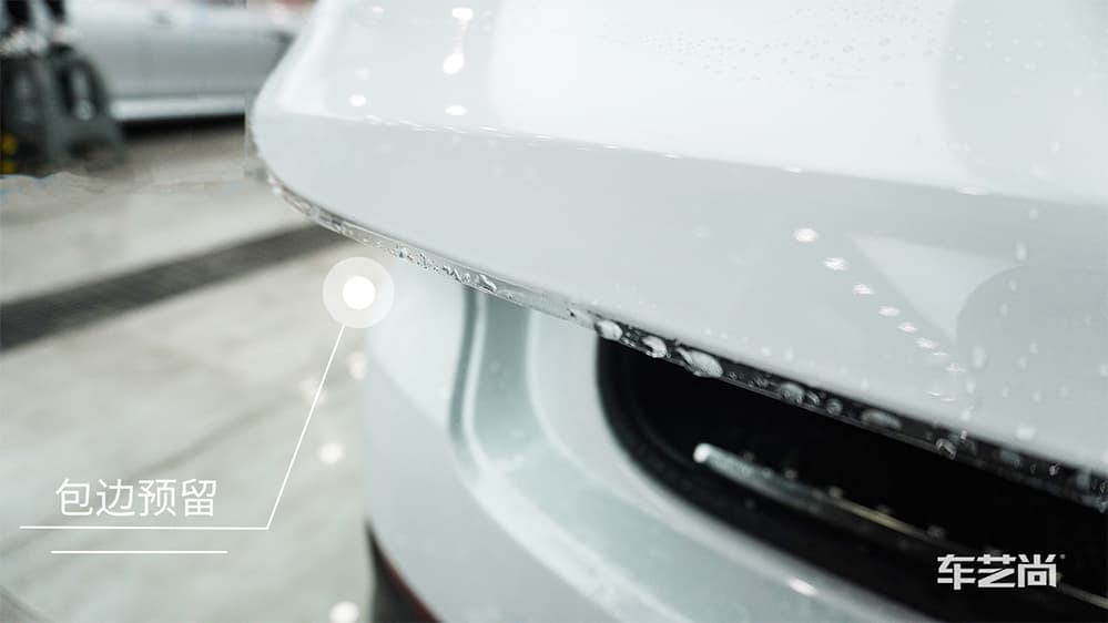 保时捷卡宴白色施工威固漆面保护膜流程及效果展示（图二十）