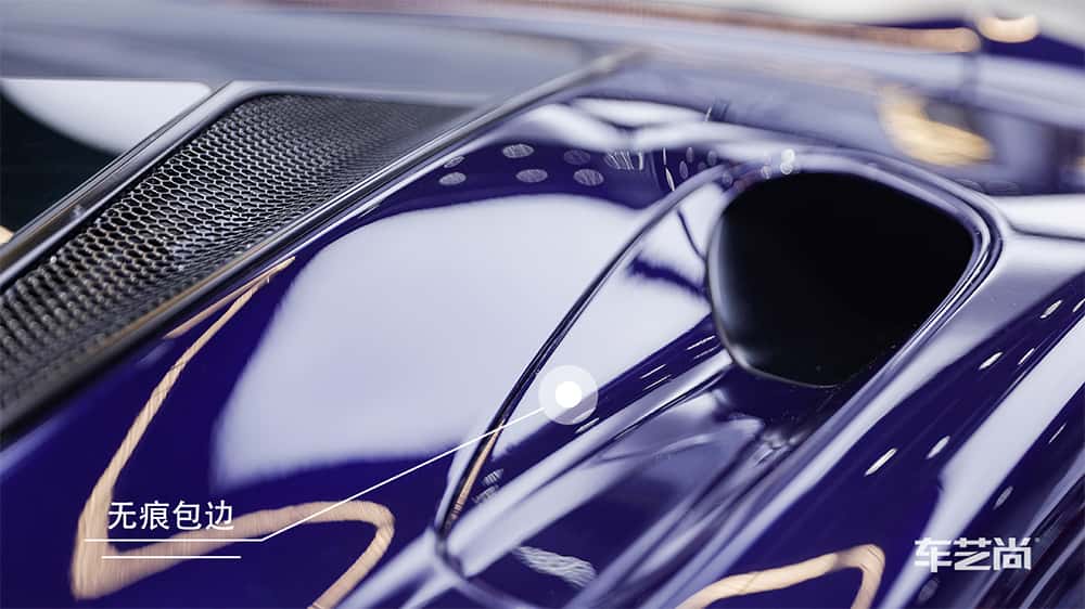 迈凯伦 GT 蓝色施工威固漆面保护膜流程及效果展示（图二七）