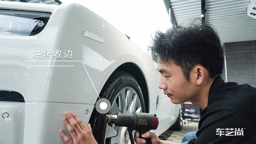 劳斯莱斯幻影白色施工威固漆面保护膜过程及效果展示（图一六）