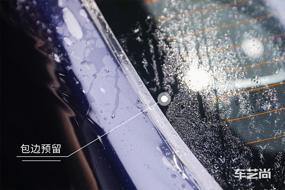 宝马3系蓝色施工威固漆面保护膜过程及效果展示（图十一）