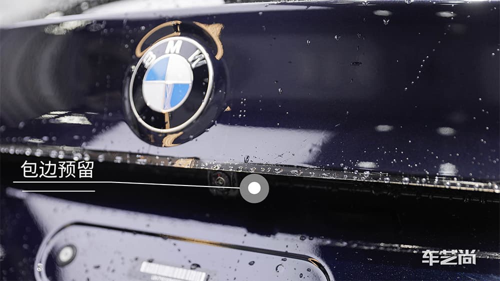宝马X3深蓝色施工威固漆面保护膜流程及效果展示（图一四）