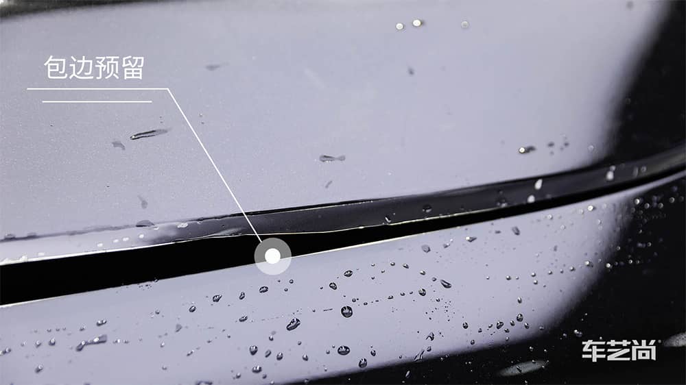 奔驰GLC260黑色施工威固漆面保护膜流程及效果展示（图九）