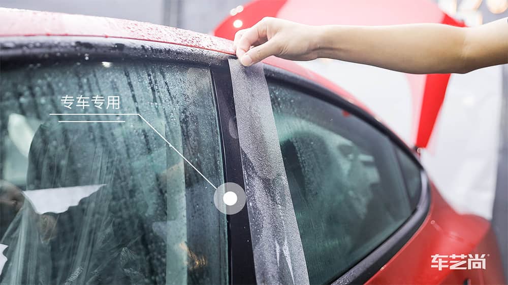 特斯拉Modle3红色施工威固漆面保护膜过程及效果展示（图七）