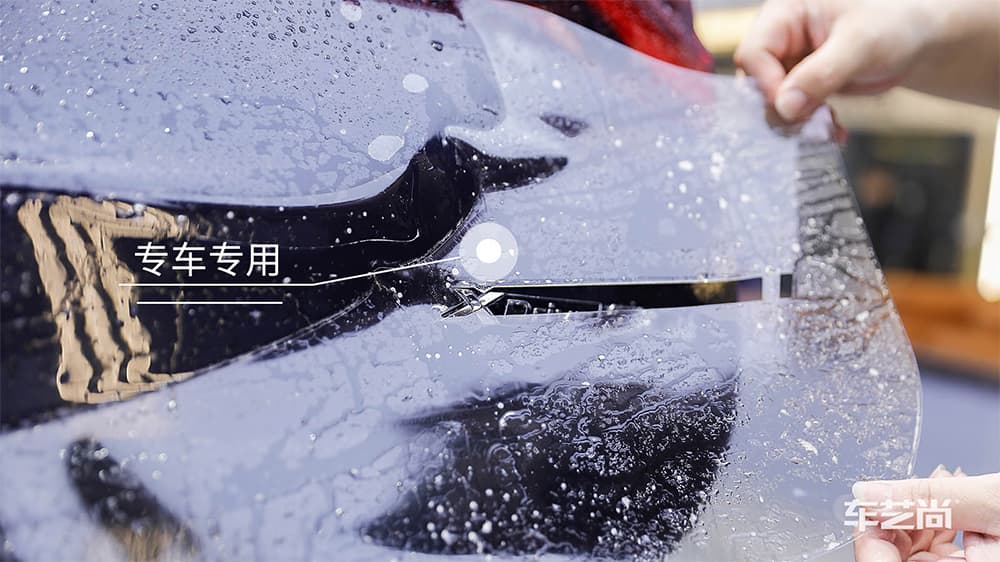 宝马X3深蓝色施工威固漆面保护膜流程及效果展示（图六）